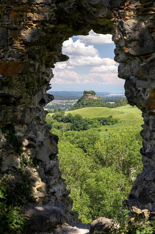 View from the ruins of Maegdeberg Castle