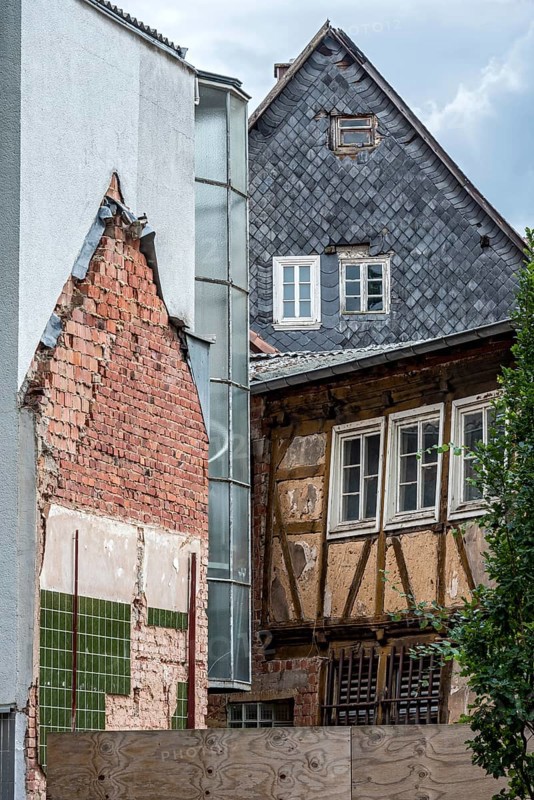 Historic dilapidated dwellings for demolition