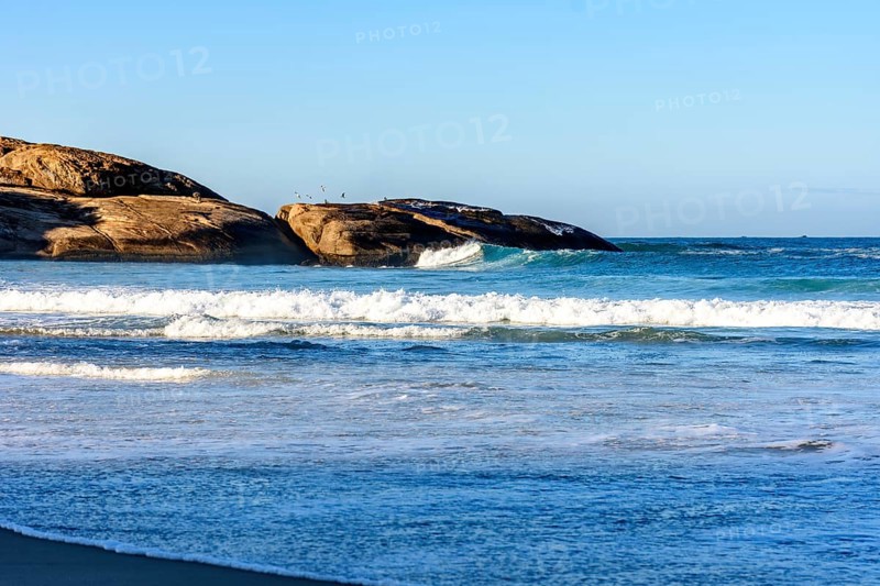 Arpoador Beach in Ipanema during a Rio de Janeiro summer morning