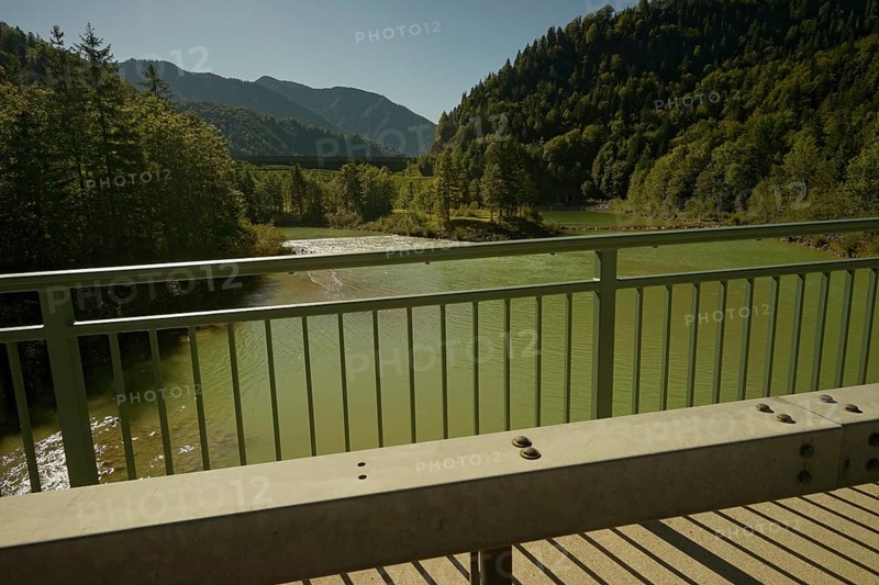 Bridge near the Sylvenstein reservoir