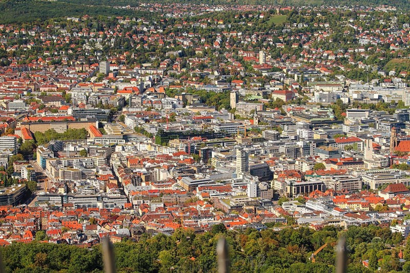 Southern city centre with Stuttgart Tax Office III