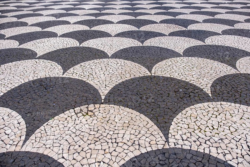 Typical pavement in Funchal