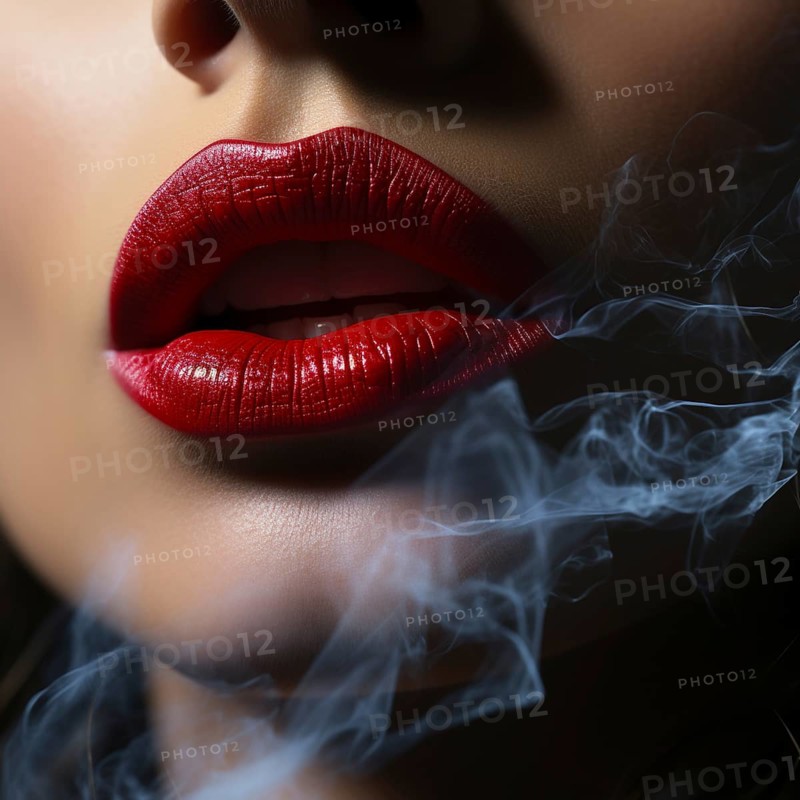 Close-up of a woman's lips