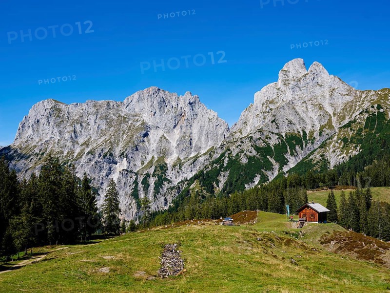 Wooden hut