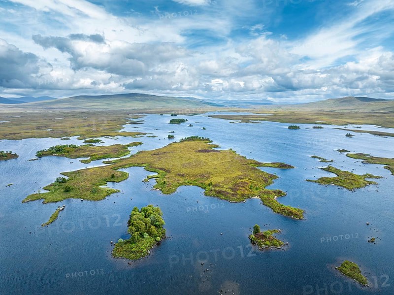 Aerial view of Loch Ba