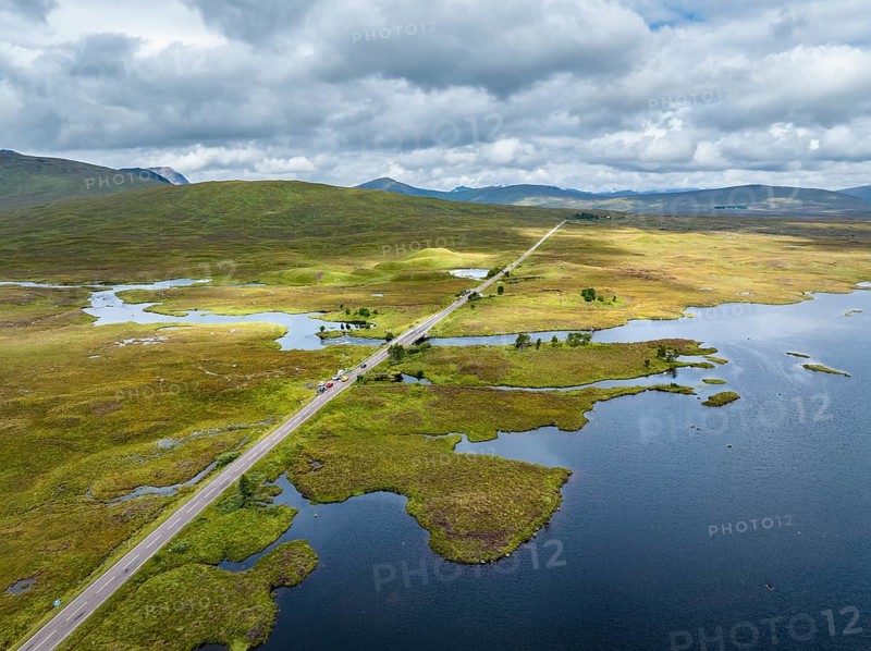 Aerial view of Loch Ba