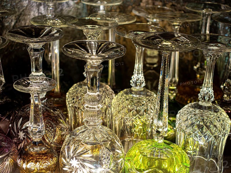 Lead crystal glasses