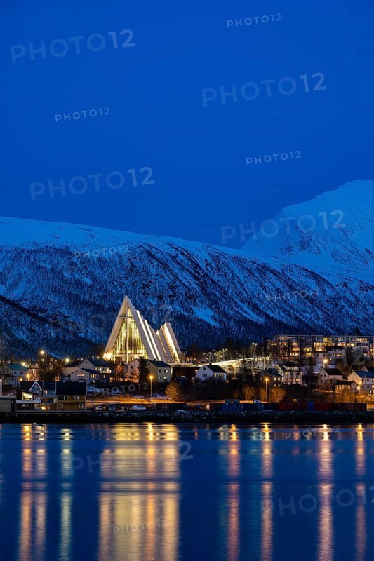 Ice Sea Cathedral at Blue Hour
