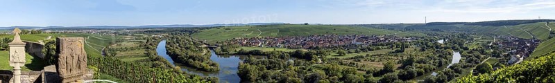 View from Vogelsburg Castle on the Main Loop