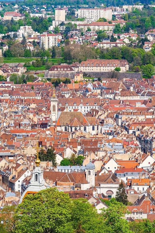 City centre of Besancon