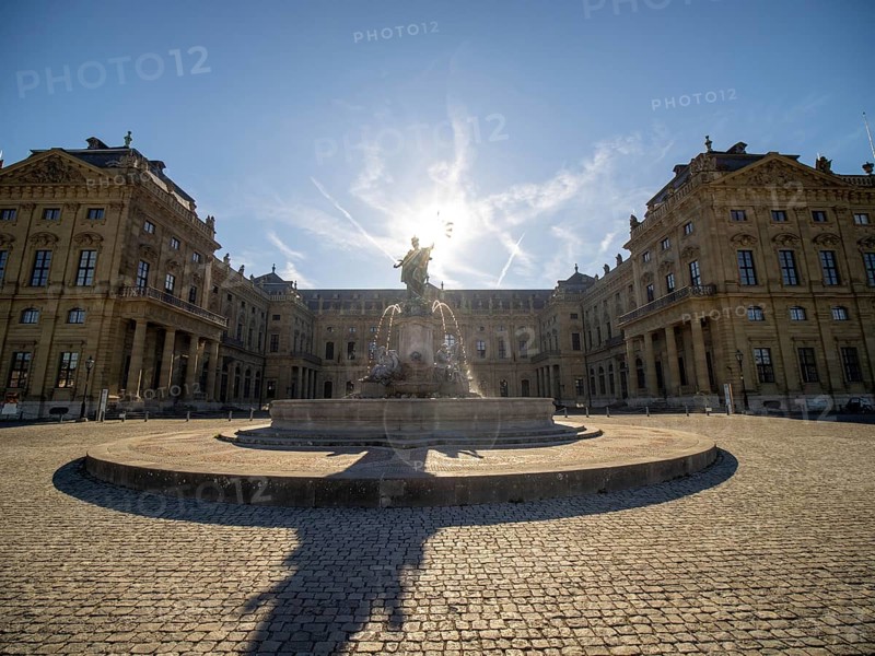 In front of the Wuerzburg Residenz