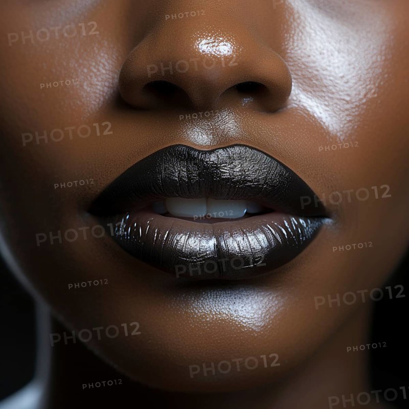 Close-up of a woman's lips