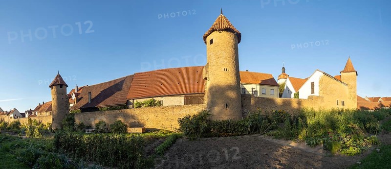Part of the old town wall and towers