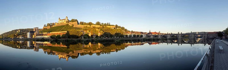 View from the old bridge over the river Main