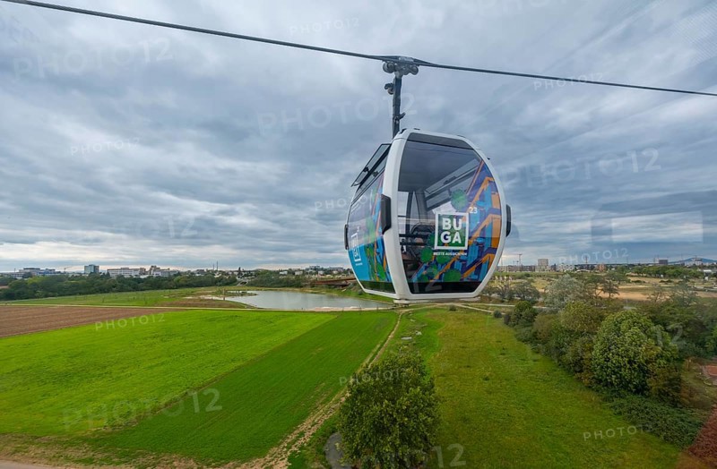Cable car at the Federal Horticultural Show