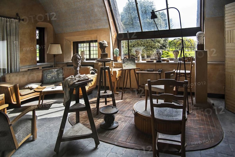 Interior of Queen Elisabeth's studio