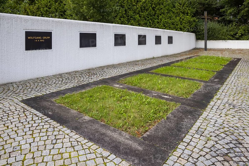 Future family grave of textile manufacturer Wolfgang Grupp and his family