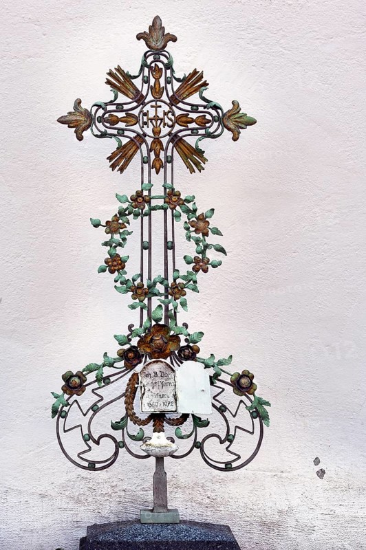 Wrought iron tomb