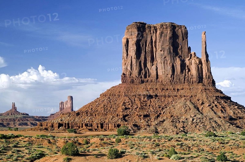 Eroded sandstone rock formation
