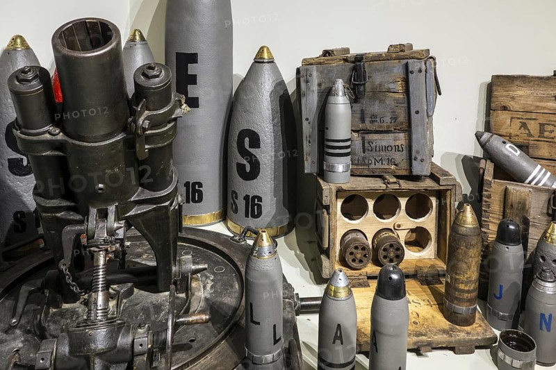 First World War One artillery ammunition and Minenwerfer