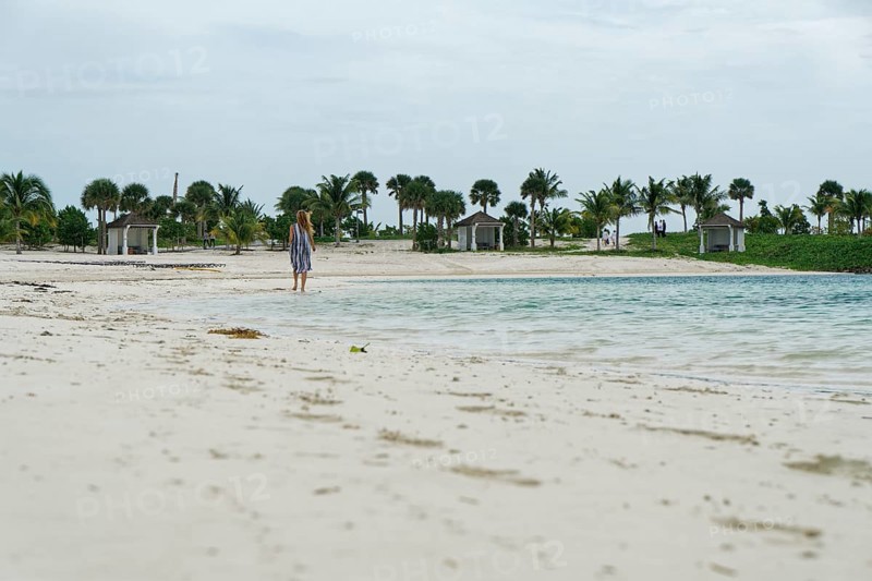 North Beach Beach of the private island of the cruise line MSC Cruises