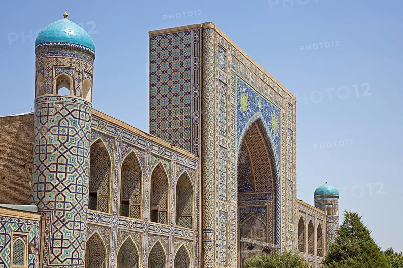 Tilya-Kori Madrasah at the Registan in Samarkand
