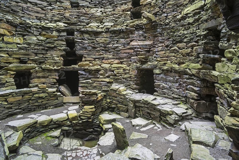 Interior of the Mousa Broch