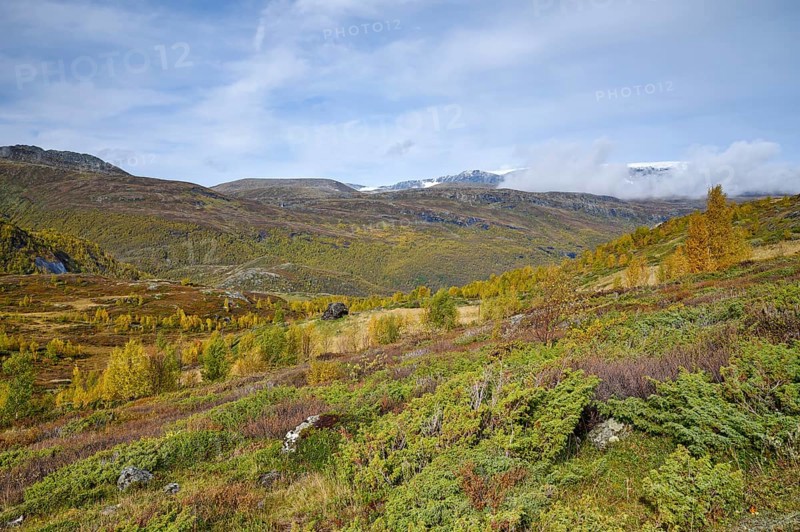 Autumn landscape in Boverdalen