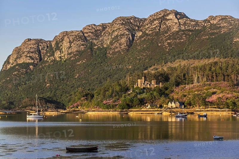Duncraig Castle in evening light
