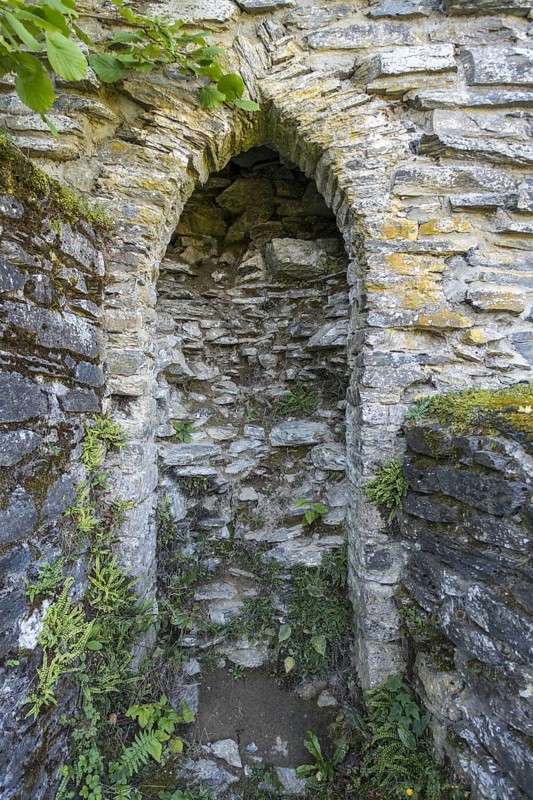 Ruines of the 13th century Chateau d'Herbeumont