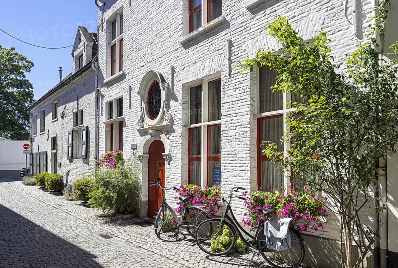 Traditional 17th century beguine's house in the Large Beguinage