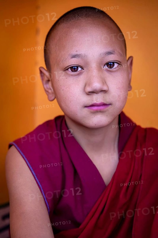 Young monk from Spituk Monastery