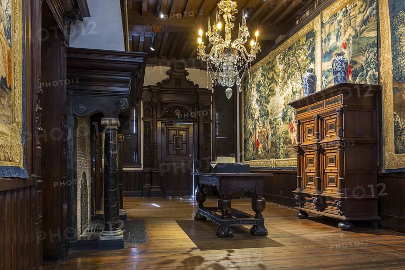 17th century furniture and tapestry in the Plantin-Moretus Museum