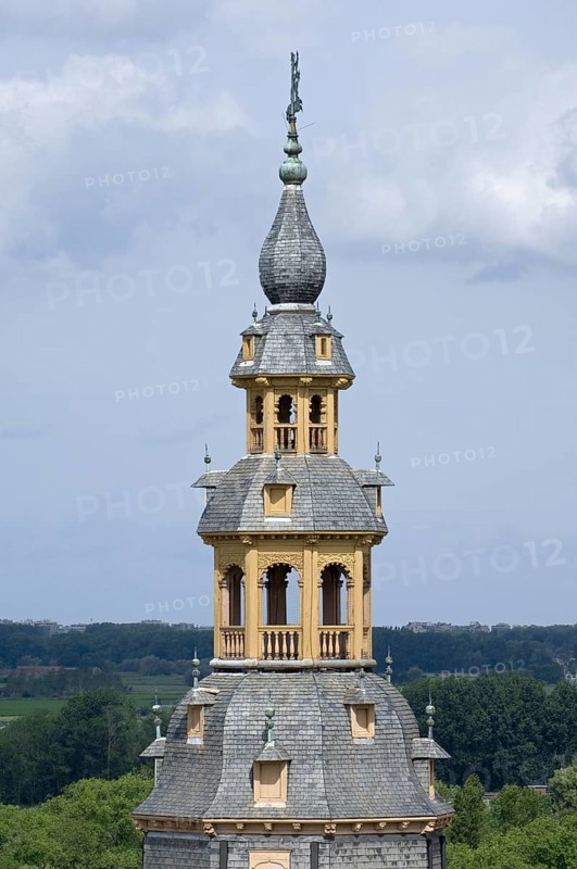 Belfry tower in the city Veurne
