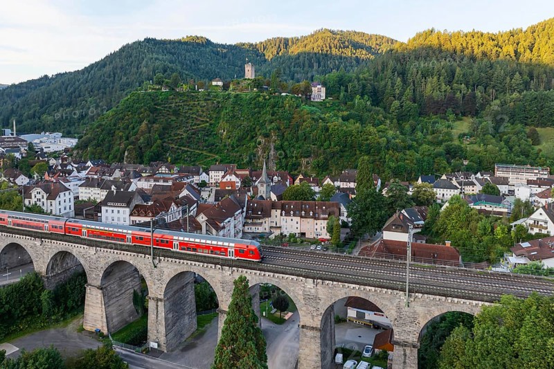 City view Hornberg in the Black Forest