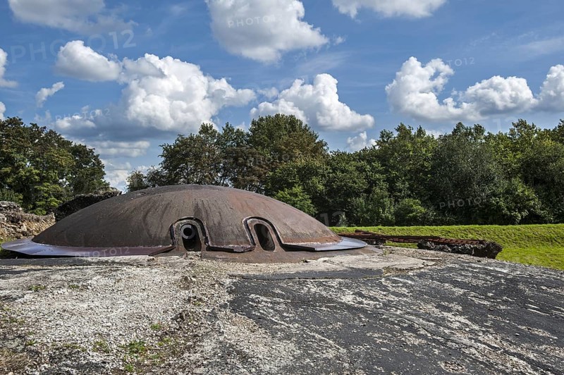 120 mm gun turret in the Fort de Loncin