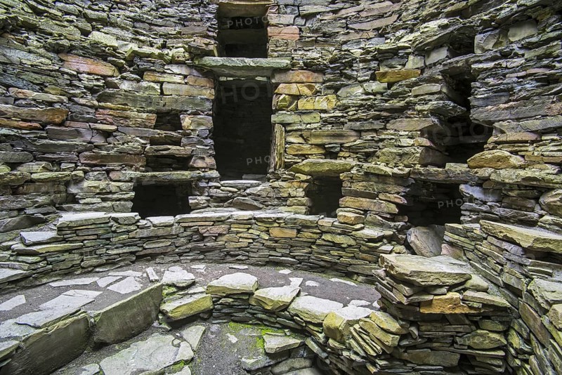 Interior of the Mousa Broch