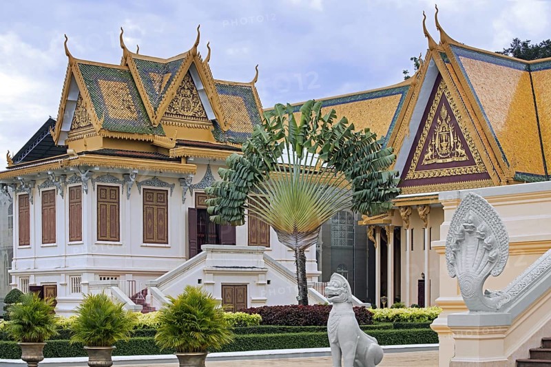 19th century Royal Palace of Cambodia in Chey Chumneas in Phnom Penh