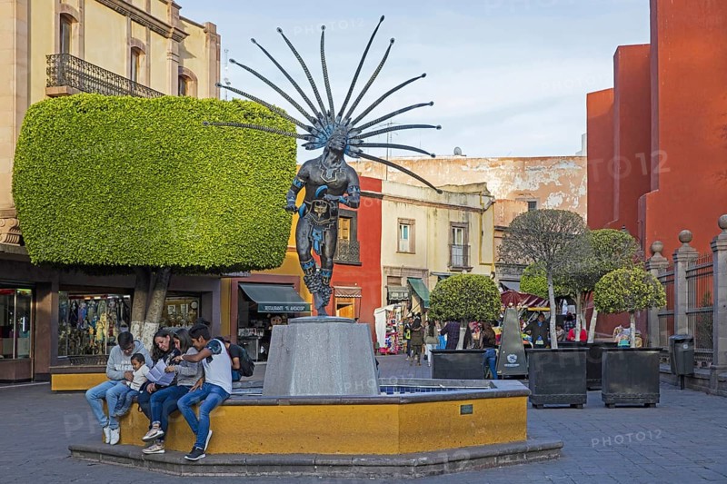 Statue of traditional Conchero