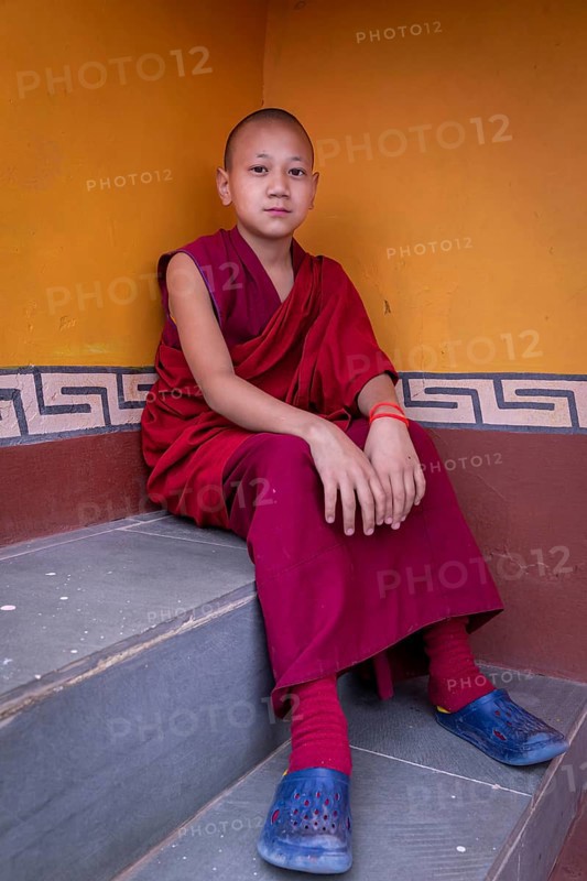 Young monk from Spituk Monastery