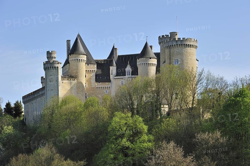 The medieval castle chateau de Chabenet