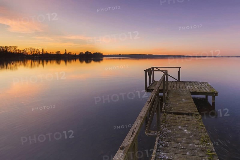 Wooden jetty at Grosser Ploener See