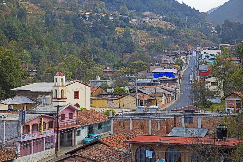 The little town Angangueo