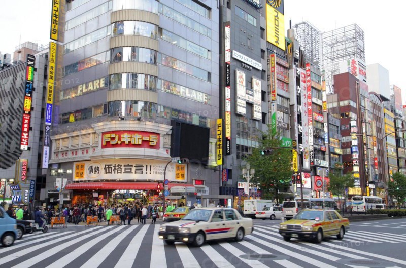 Shinjuku Kabukicho an entertainment district Tokyo Japan