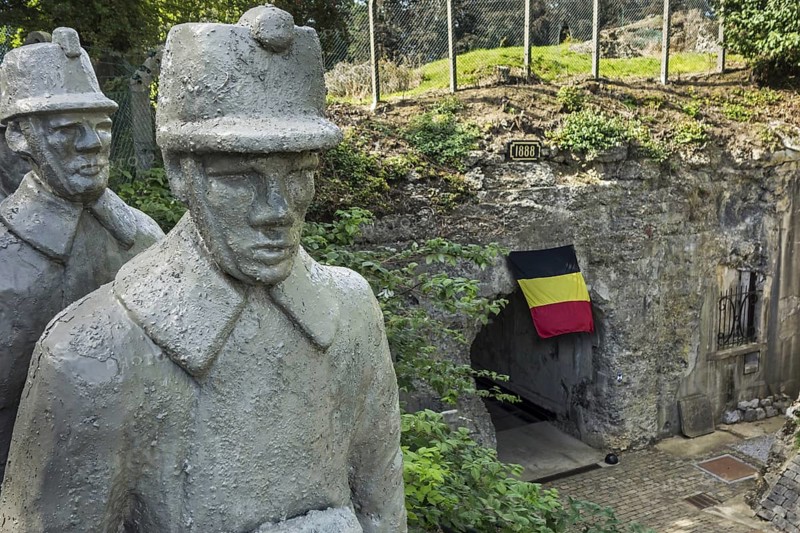 Entrance gate of the Fort de Loncin