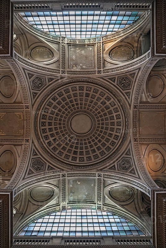 Dome vault inside the Pantheon