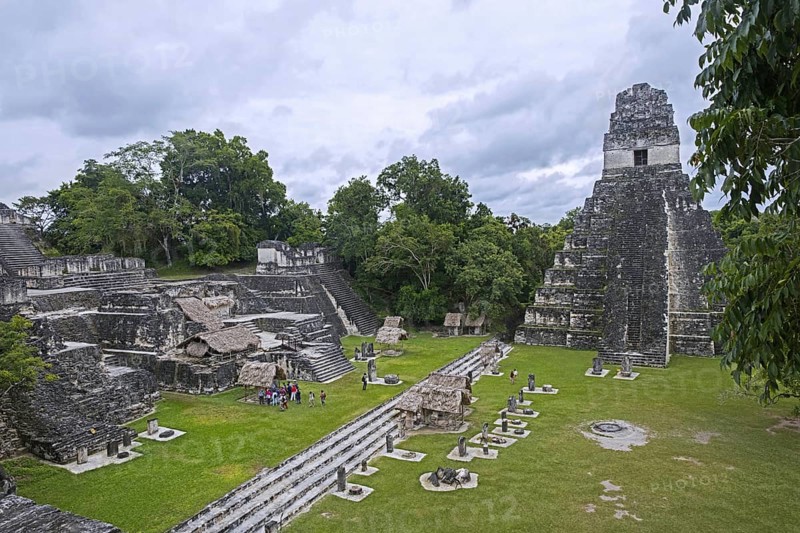 Old ruins of Tikal
