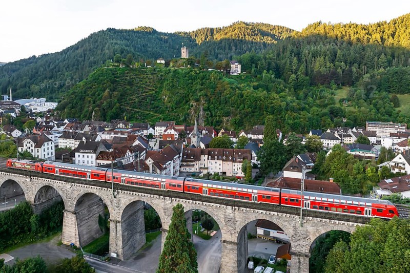 City view Hornberg in the Black Forest
