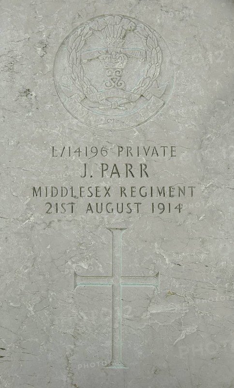 WWI grave of John Parr