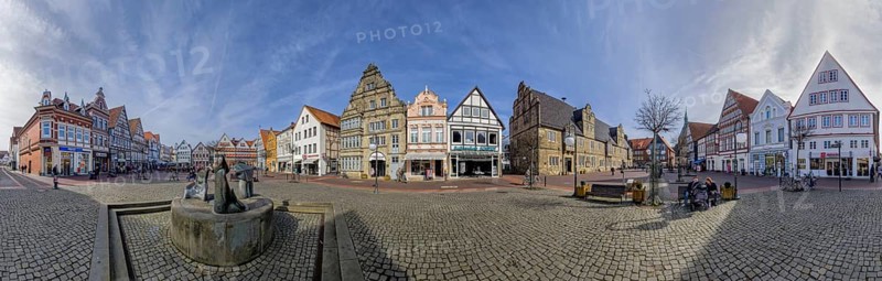Market Place Panorama 360 Degrees Stadthagen Germany
